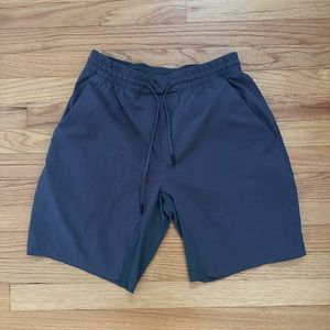 Worn once Lululemon grey 7” workout shorts